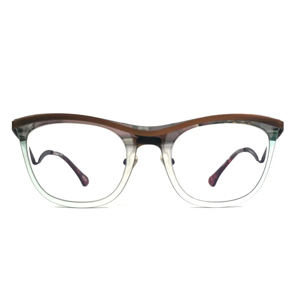 BOZ Eyeglasses Frames ESPRIT 9090 Brown Iridescent Clear Silver 51-19-140